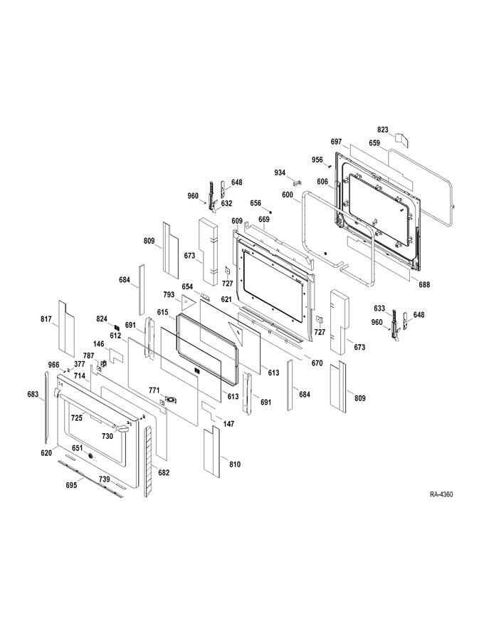 Receptacle Hinge WS01L00579 - XPart Supply