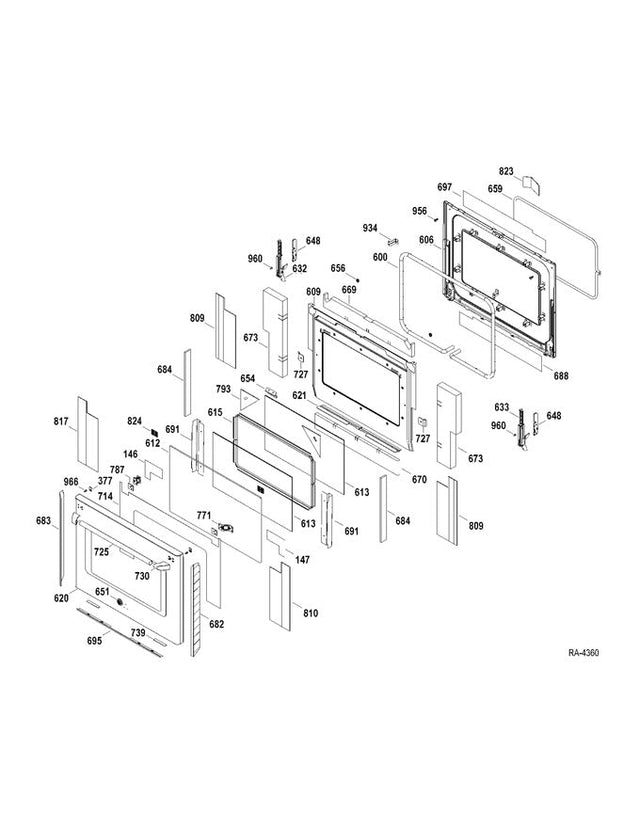 Receptacle Hinge WS01L00579 - XPart Supply