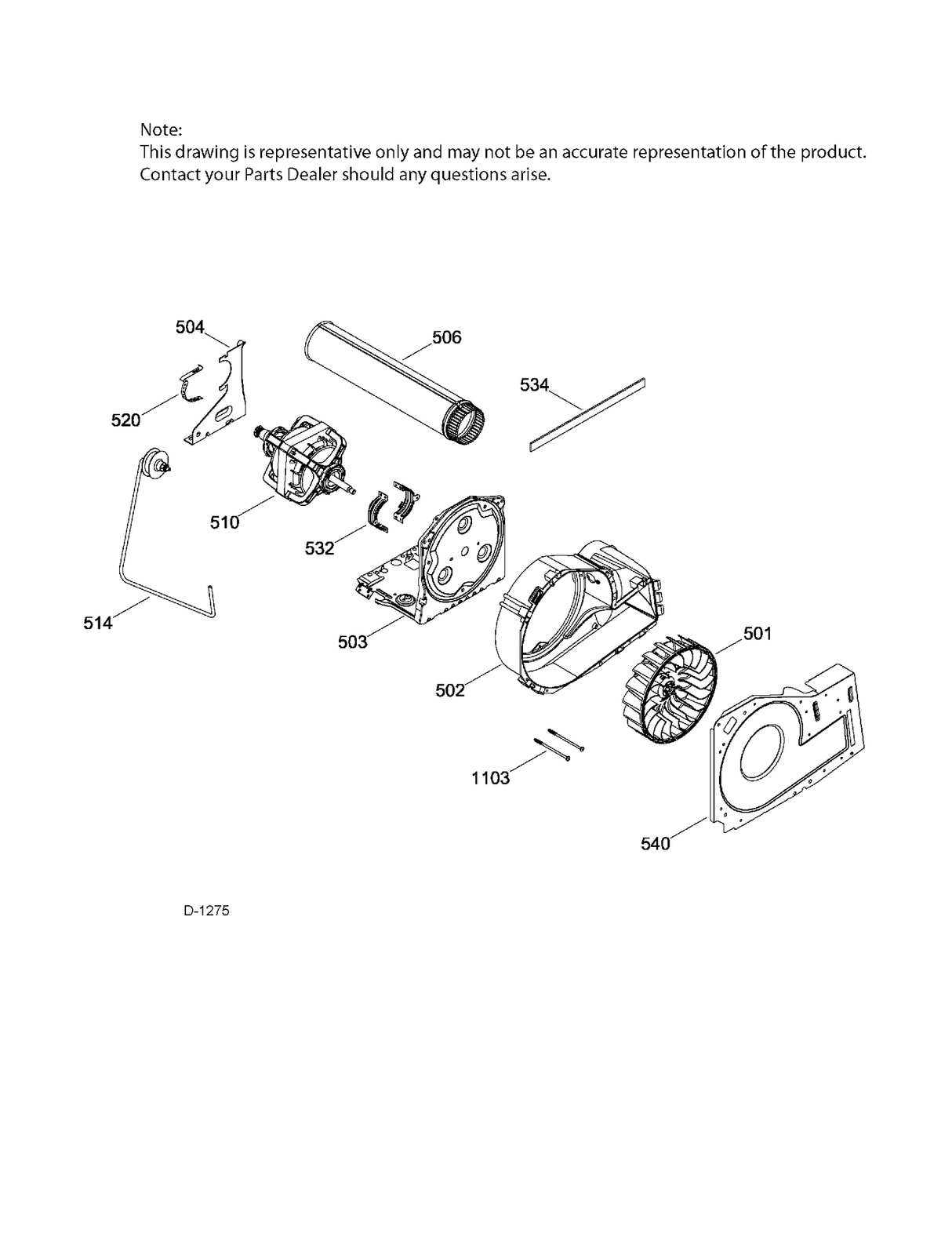 WW02F00808 Dryer Harness ASM