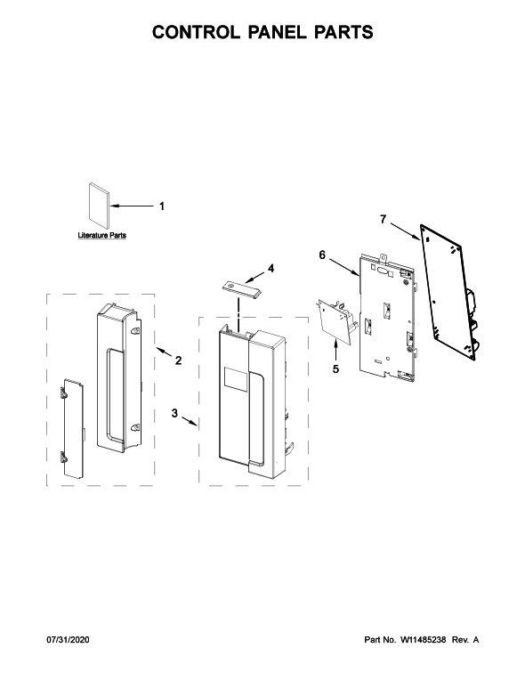 W11416376 Microwave Control Board - XPart Supply