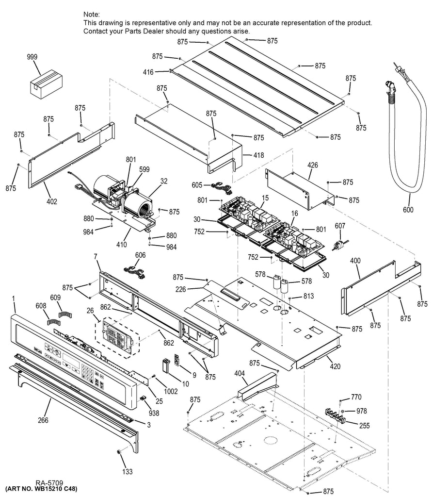 WG02F11379 Oven Cntrl Panel - XPart Supply