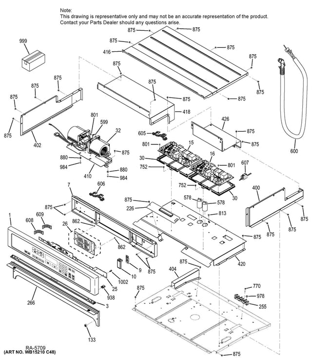 WG02F11379 Oven Cntrl Panel - XPart Supply