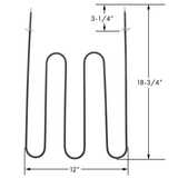 316203301 Range Oven Broil Element