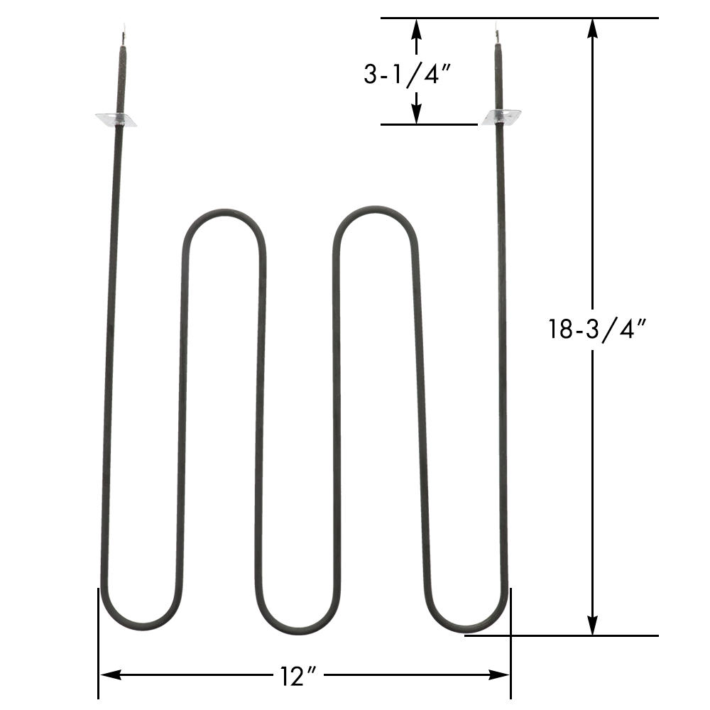 316203301XP Range Oven Broil Element (replaces 316203301)