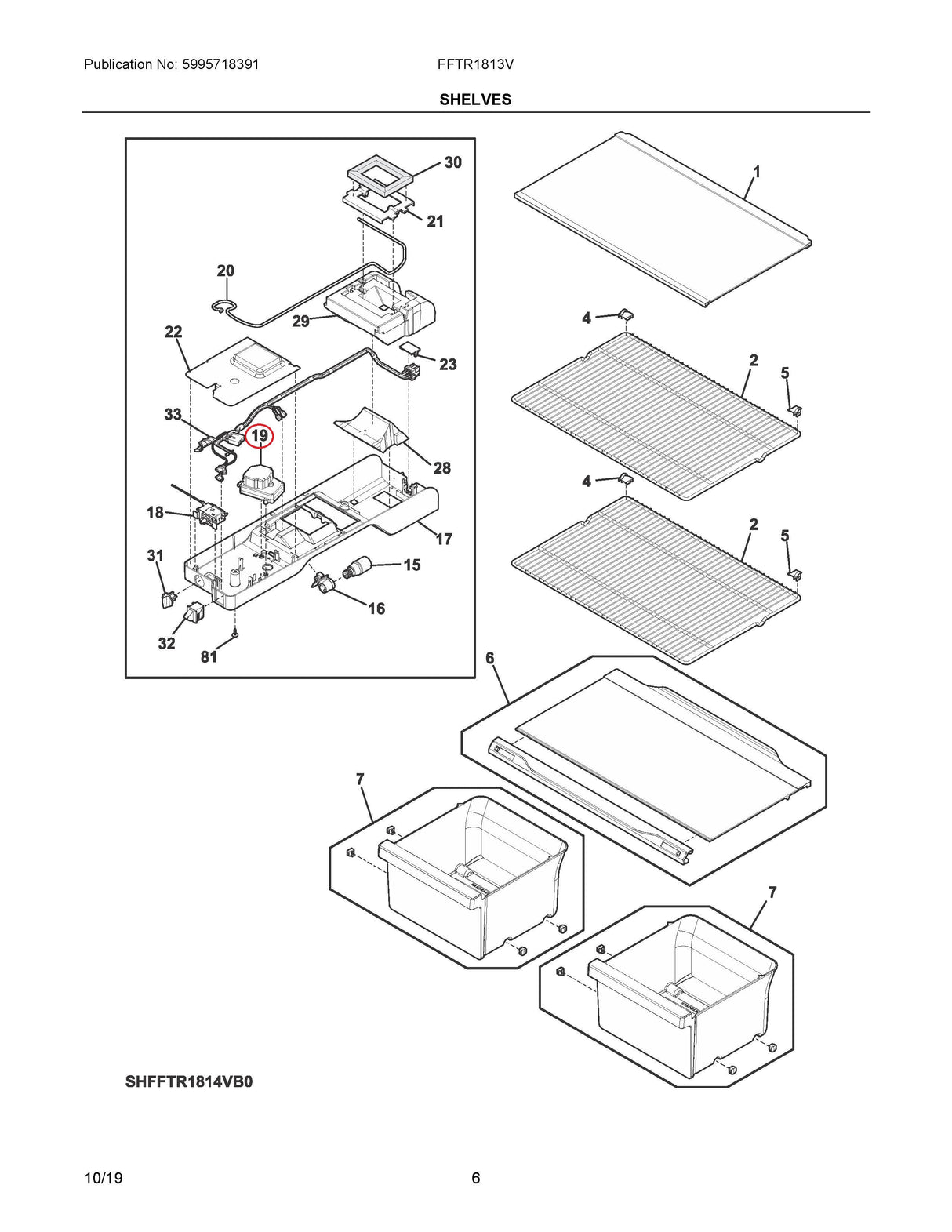 5304526183 Refrigerator & Freezer Defrost Timers