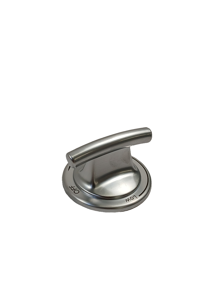 WP74011666 Range Surface Burner Knob, Stainless