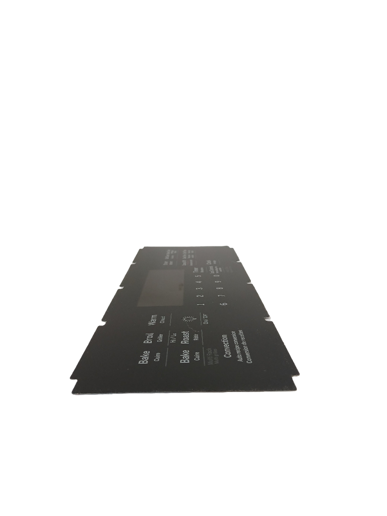 WS01F09033 Range Oven Control Board Overlay