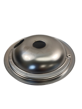 WS01L09258 Range Large Drip Pan, 8", Chrome (replaces WB31K10266, 164D3431P004)