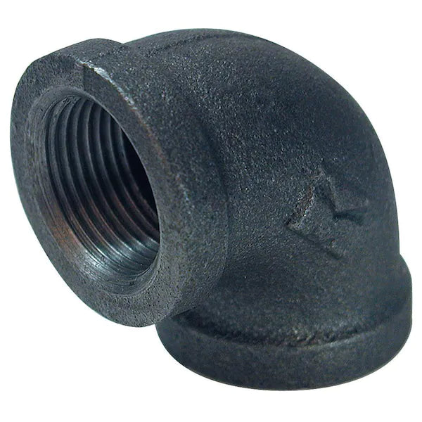 XP233 Elbow, 90 Deg, 3/4 Inch, NPT, Malleable Iron, Black - XPart Supply