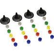 XP1100 Range Burner Control Knob Kit, Black, 4 Pieces - XPart Supply