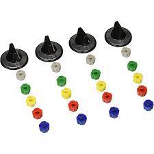 XP1100 Range Burner Control Knob Kit, Black, 4 Pieces - XPart Supply