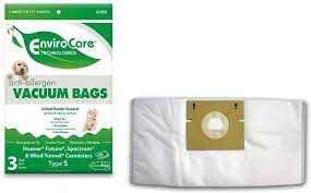 HEPA Microfilter Bag for Hoover, Futura, Spectrum and Wind Tunnel Canister Vacuum - Pack of 3 Bags - Envirocare A109 - XPart Supply
