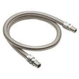 72" Stainless Steel Flex Gas Connector 1/2" MIP x 1/2" FIP - XPart Supply