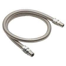 72" Stainless Steel Flex Gas Connector 1/2" MIP x 1/2" FIP - XPart Supply