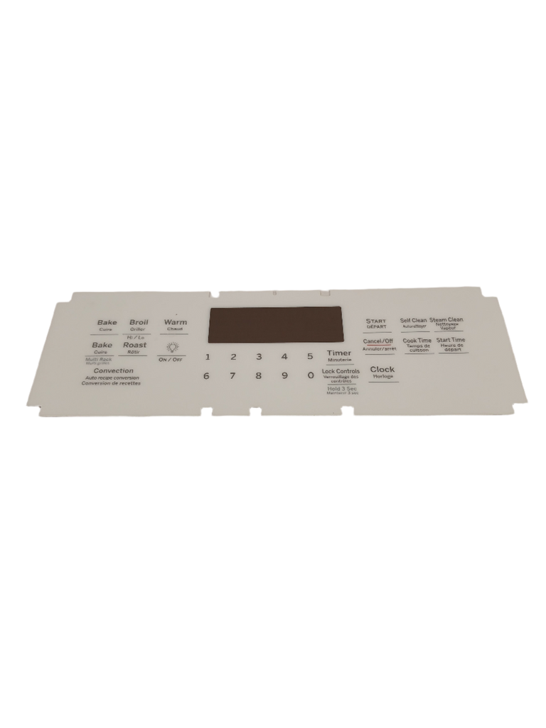 WS01F09123 Range Oven Control Overlay