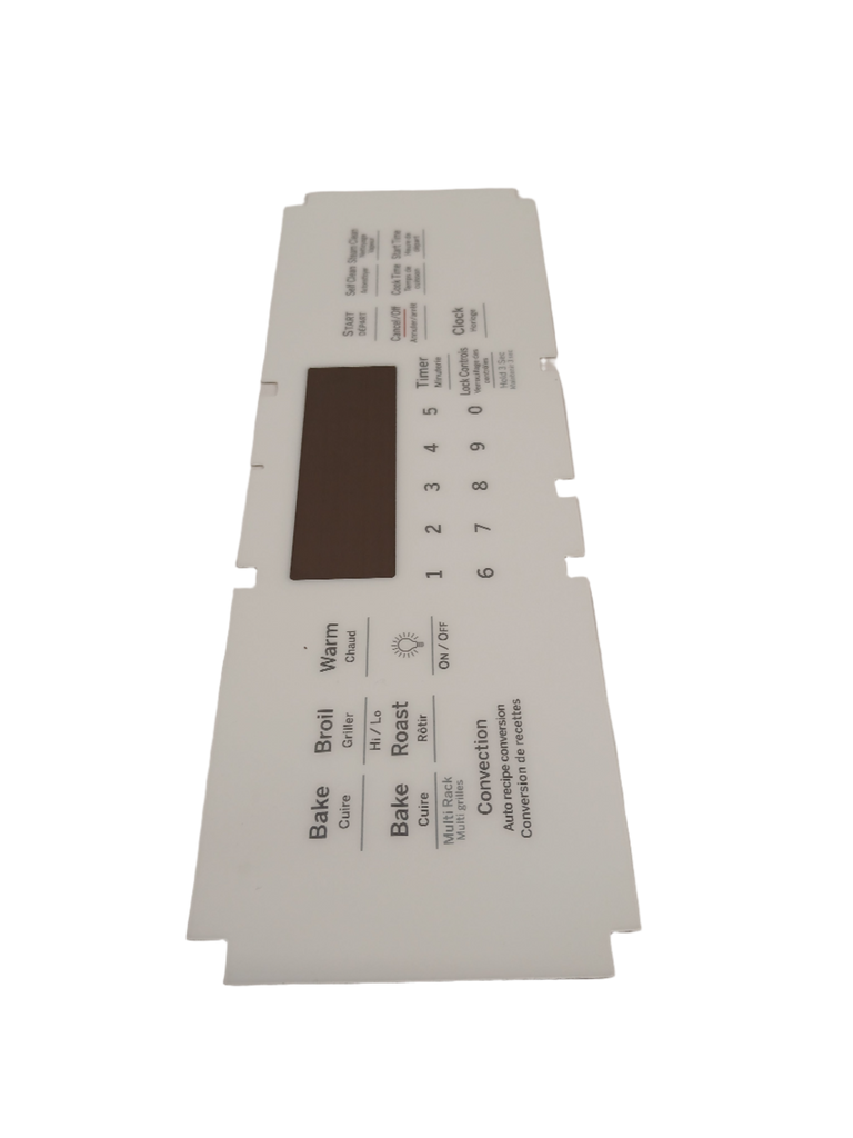 WS01F09123 Range Oven Control Overlay