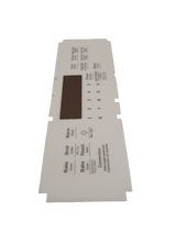 WS01F09123 Range Oven Control Overlay