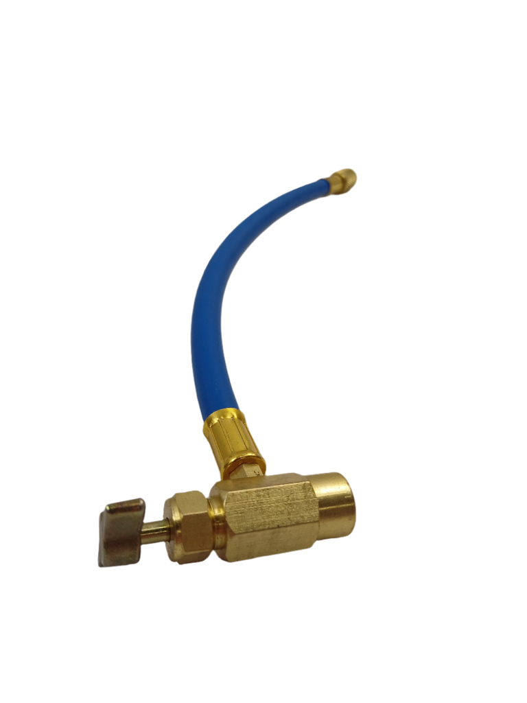 Charging Hose with Top Tap Brass