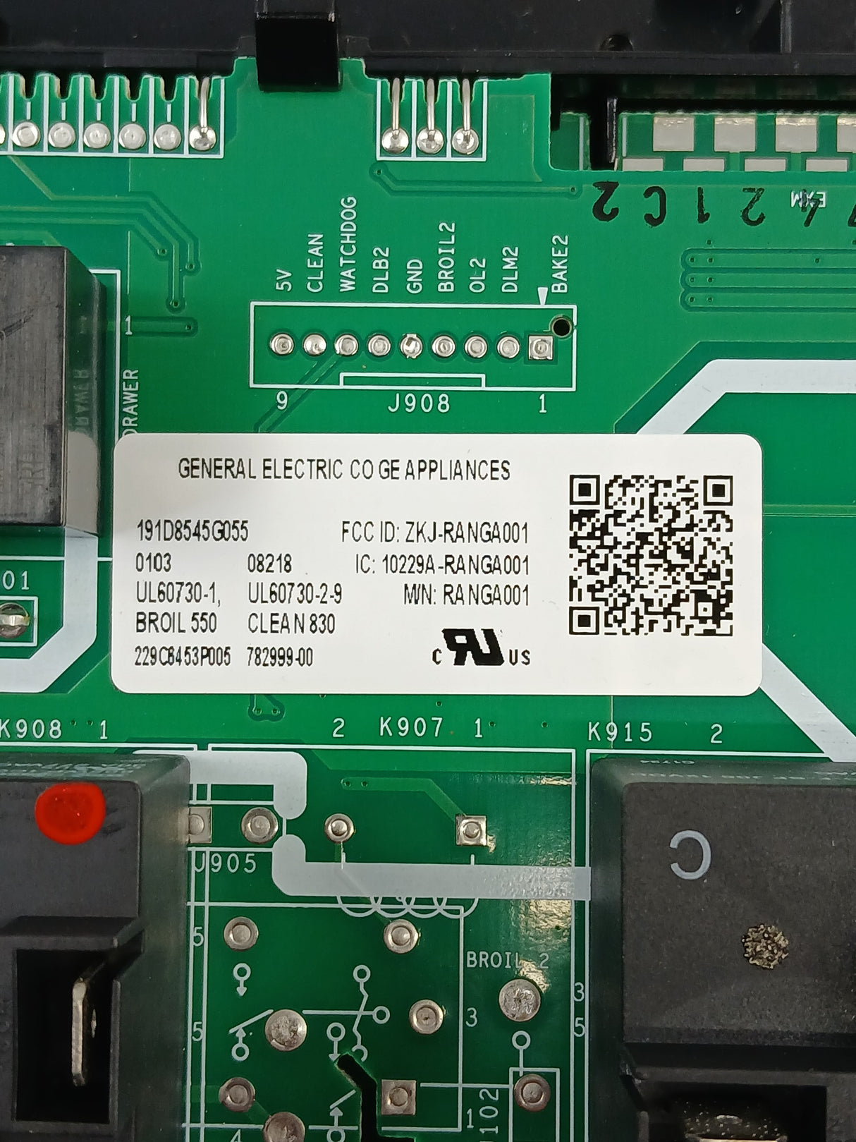 WS01F08595 Range Overlay and Control - XPart Supply