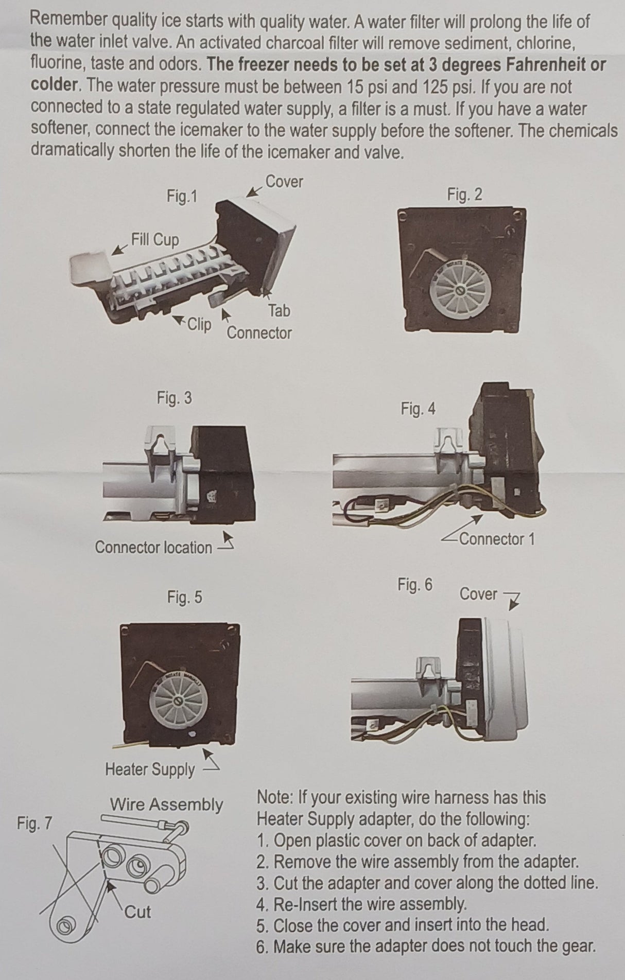 Machine à glaçons pour réfrigérateur XP10882923, remplace W10882923