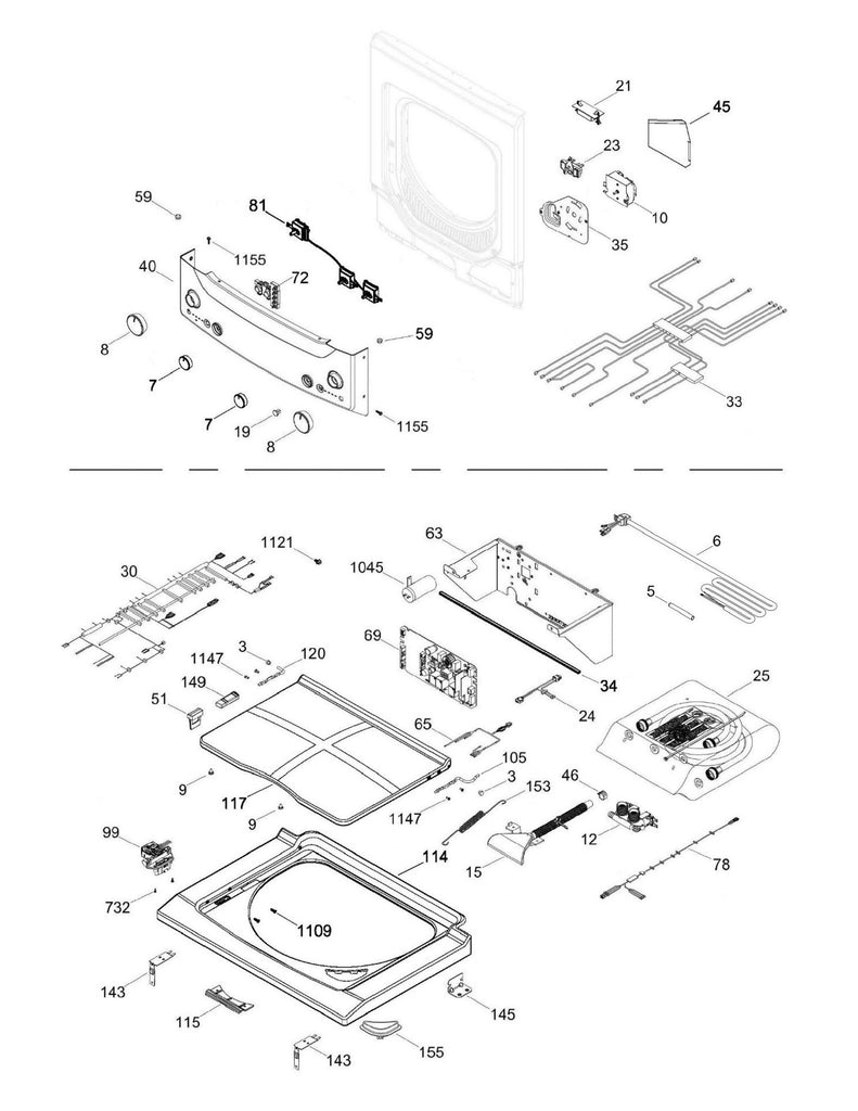 WW01F01896 Washer/Dryer Screw - XPart Supply