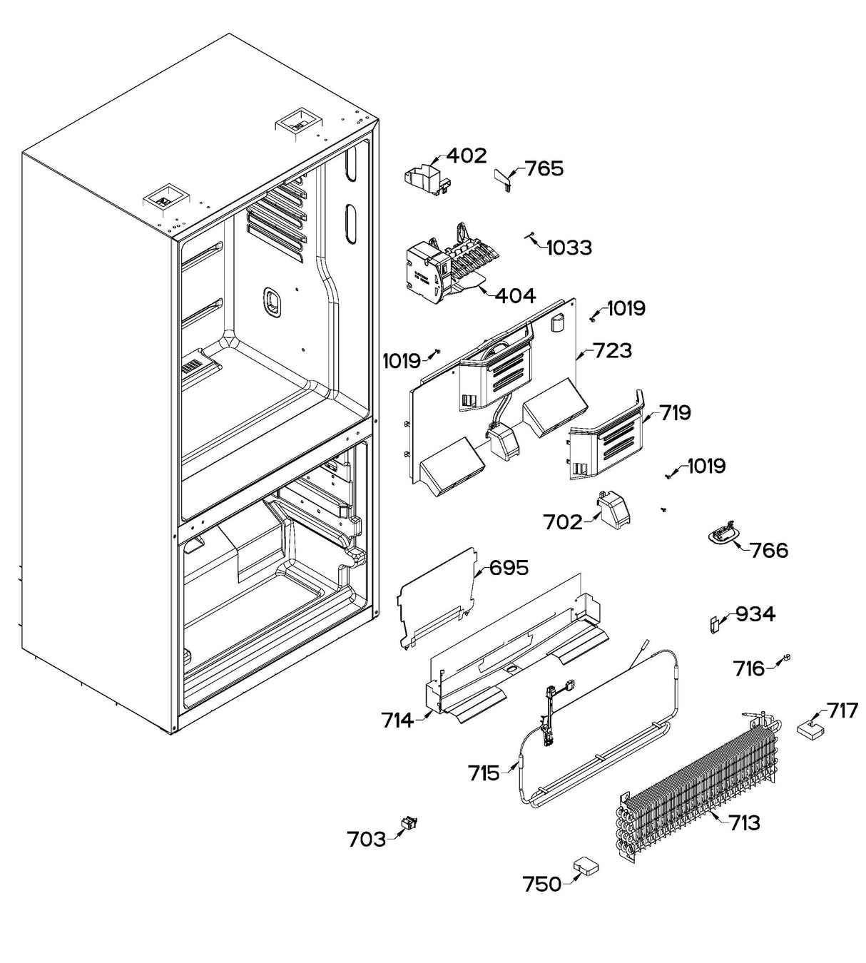 WR01F05041 Refrigerator Heater and Harness Assembly