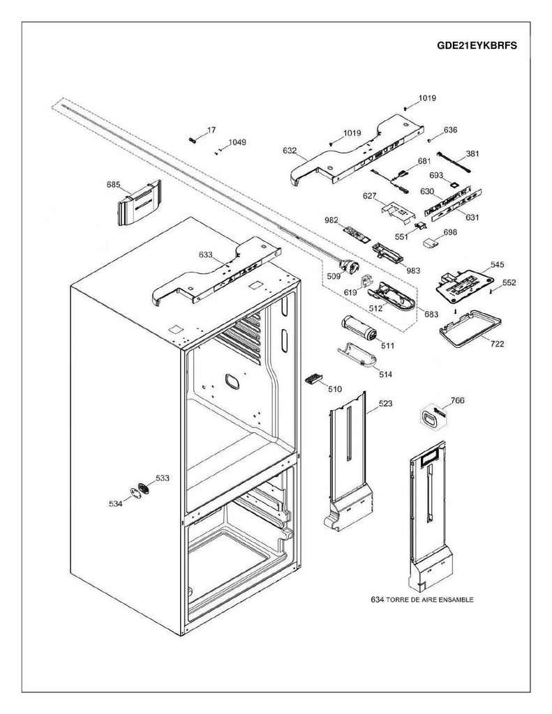 WR01F04767 Refrigerator Filter Manifold & Housing - XPart Supply