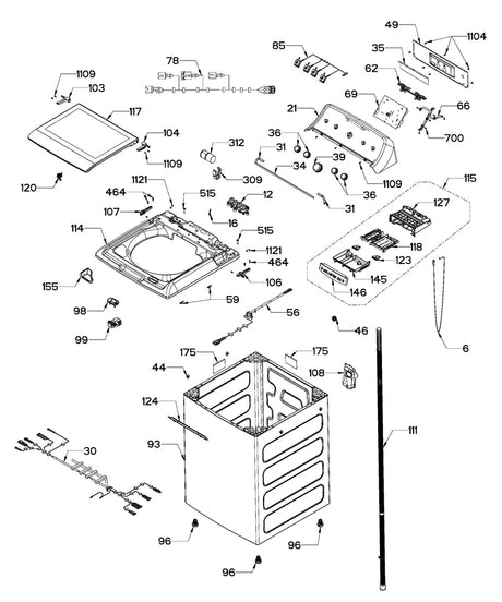 WW01F02030 Washer Dispenser Assembly - XPart Supply