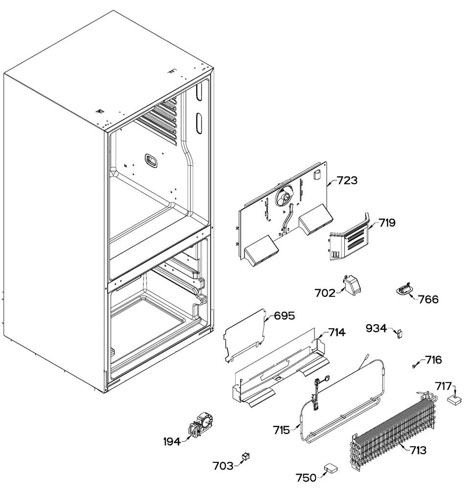 WR01F05042 Refrigerator Heater and Harness Assembly - XPart Supply