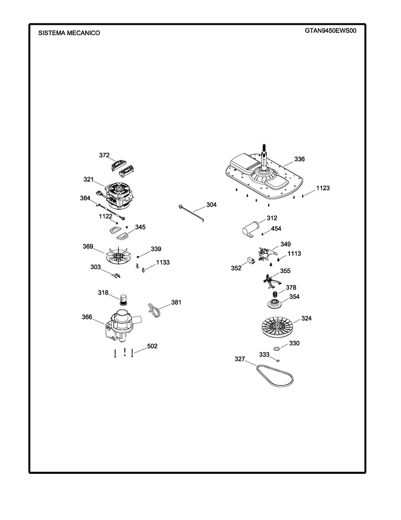 WW02F00209 Washer Motor - XPart Supply