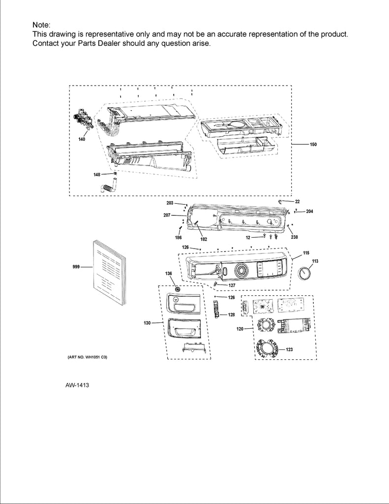 WG04L06848 Washer Dispenser Drawer - XPart Supply