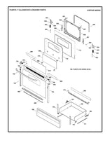 WS01L08118 Range Oven Door Inner glass - XPart Supply