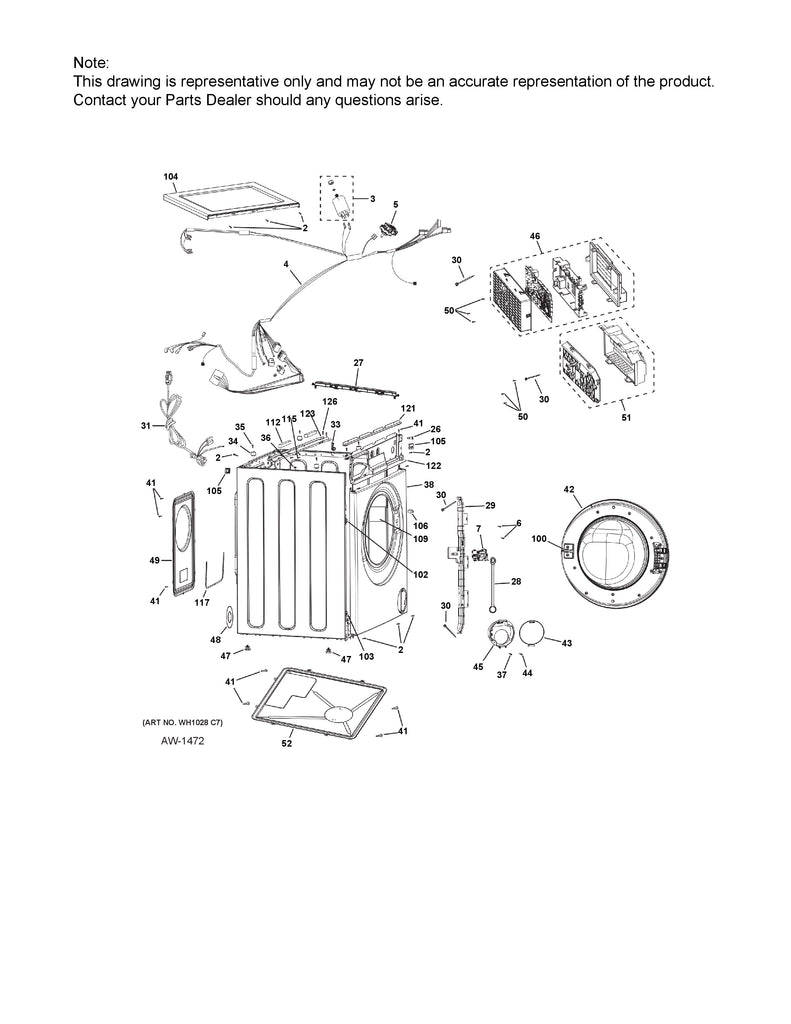 WG04F11465 Washer Power Board Assembly - XPart Supply