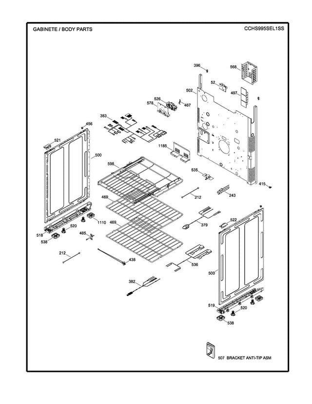 WS01F08638 Oven Certified Refurbished Machine Board & Frame - XPart Supply