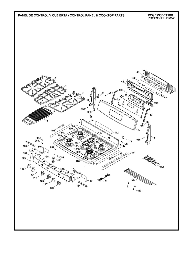 WS01L08171 Oven Glass & Board ASM - XPart Supply