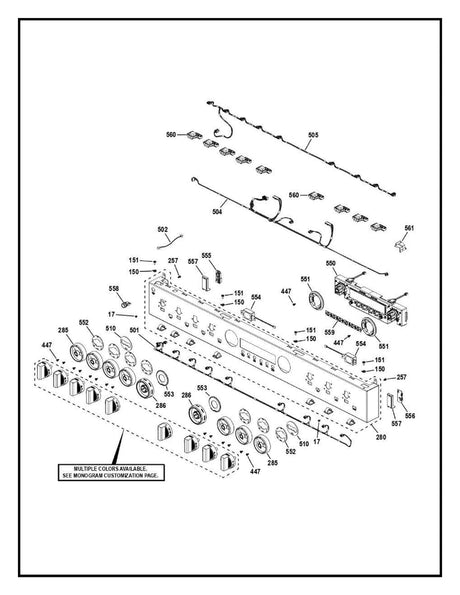 WS01F10536 Range Encoder Assembly - XPart Supply