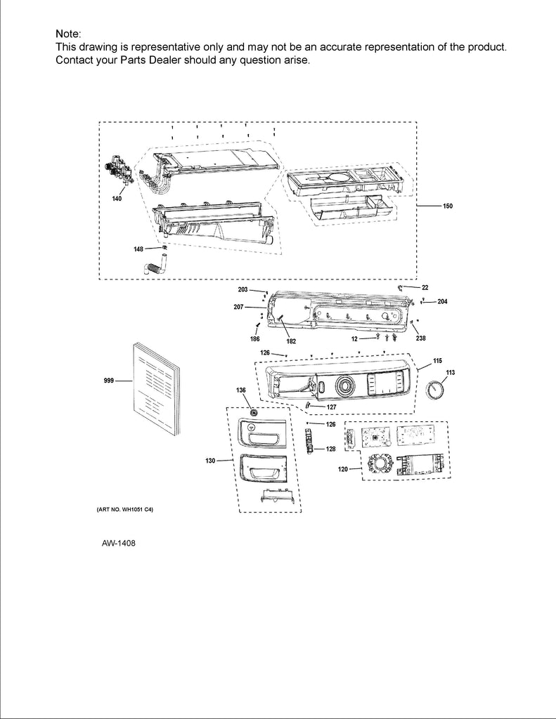 WH42X29535 Washer Dispenser Drawer - XPart Supply